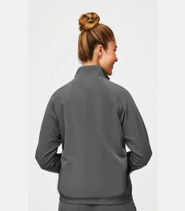 Unisex Performance Scrub Jacket 2 Pockets with Full Sleeves Ribbed Cuffs and Zip Closure