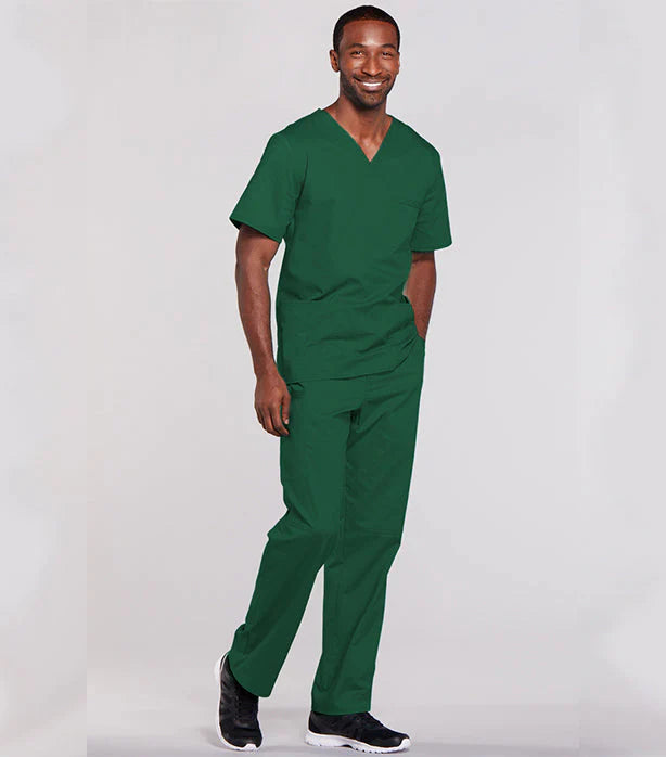 ✨ Men’s Poplin Scrub Set – 6 Pockets, Lightweight & Durable