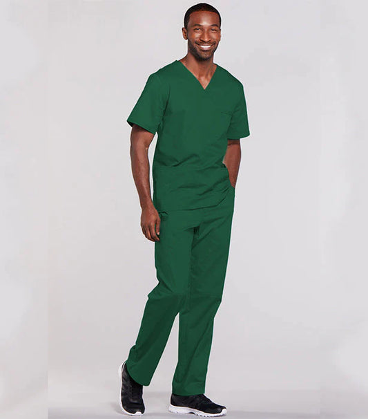 ✨ Men’s Poplin Scrub Set – 6 Pockets, Lightweight & Durable