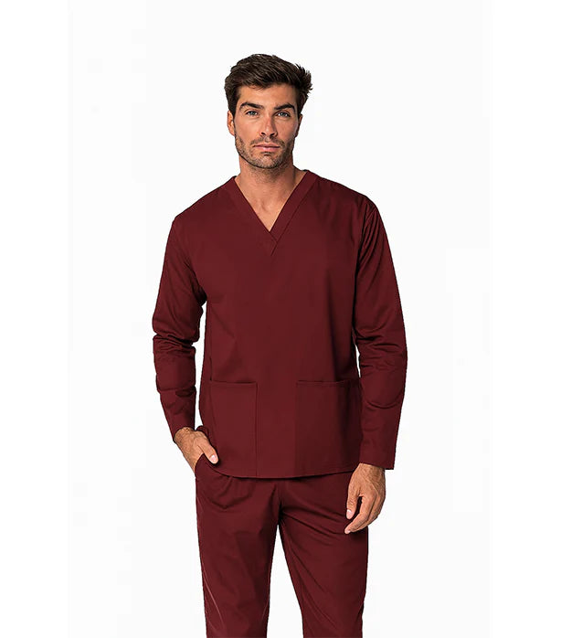 Men’s Poplin Scrub Set – 4-Pocket, Full Sleeve (Top & Pant)
