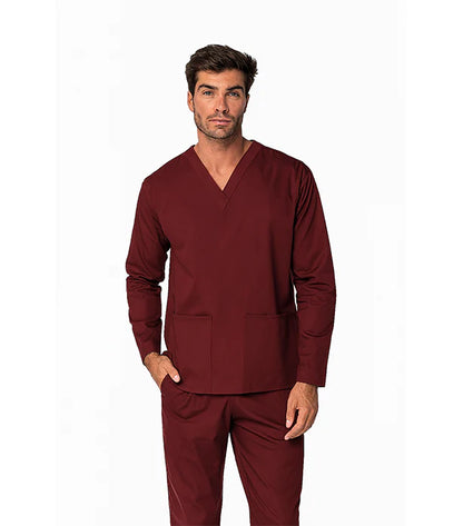 Men’s Poplin Scrub Set – 4-Pocket, Full Sleeve (Top & Pant)