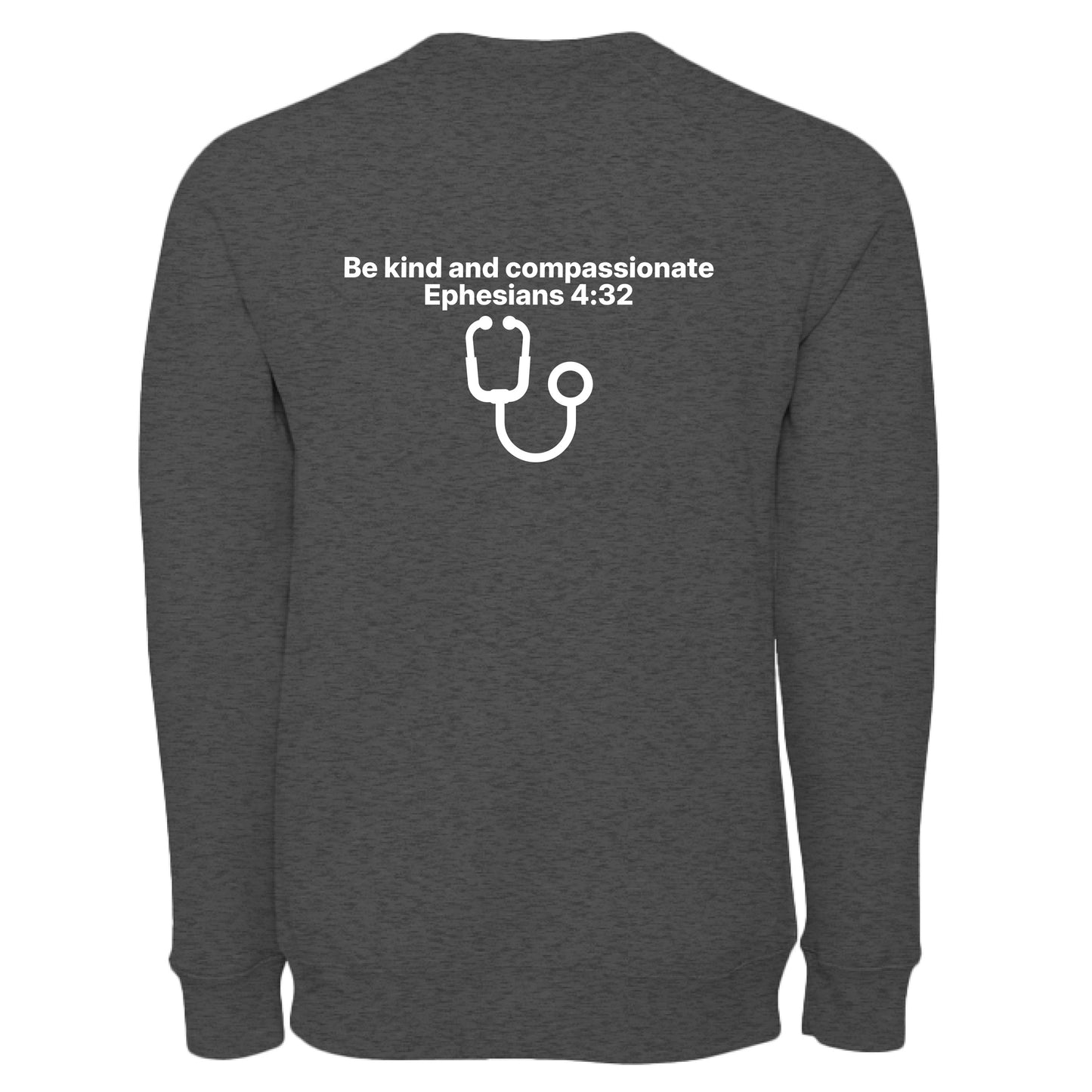 DARK GREY HEATHER - BACK