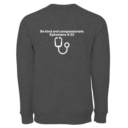 DARK GREY HEATHER - BACK