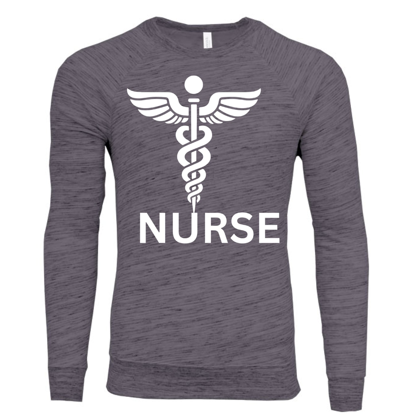 DK GRY MRBLE FLC - FRONT