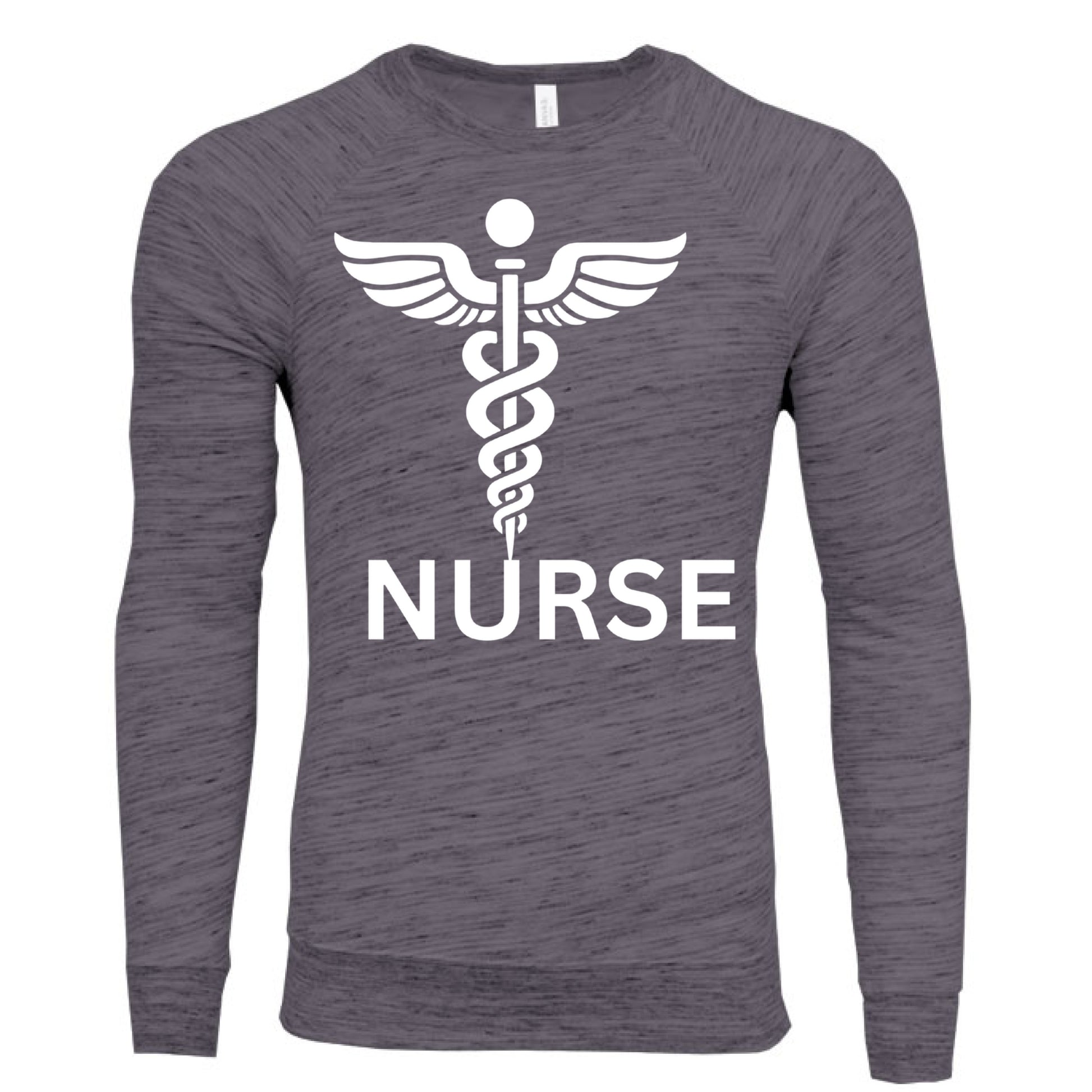 DK GRY MRBLE FLC - FRONT