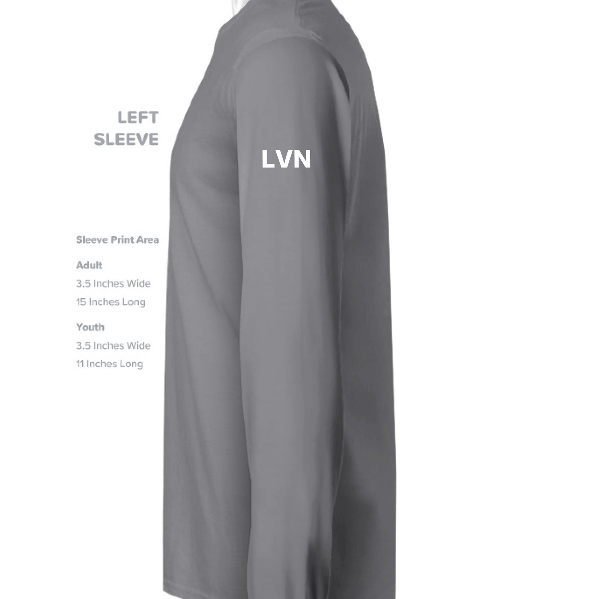 DK GRY MRBLE FLC - SLEEVE_LEFT